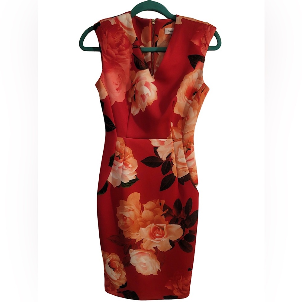 NWOT Calvin Klein Floral Dress